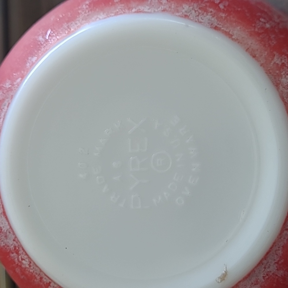 1947 PYREX PRIMARIES MIXING BOWL SET - Picture 6 of 15